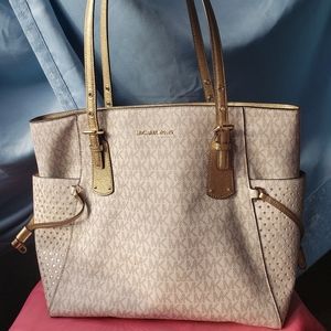 Michael Kors Perforated Voyager Medium Tote